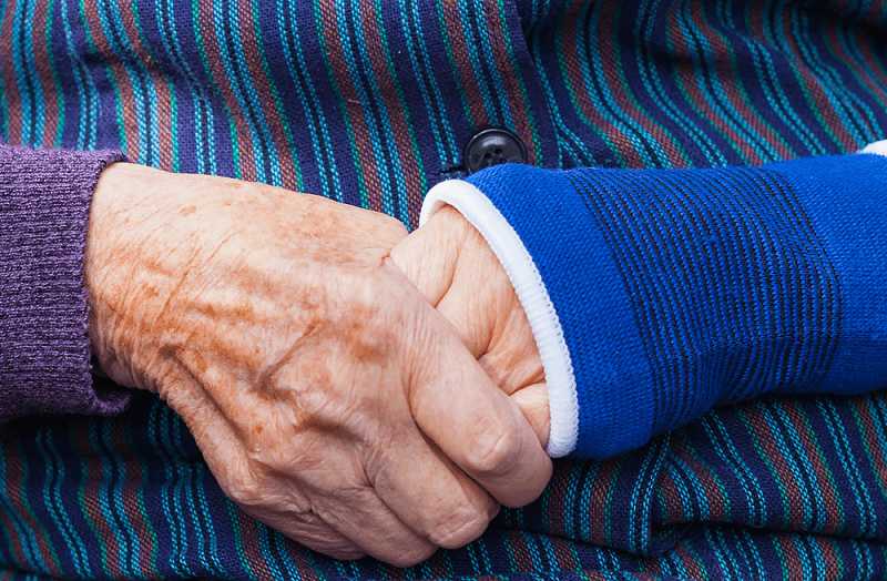 Elderly Person Hands