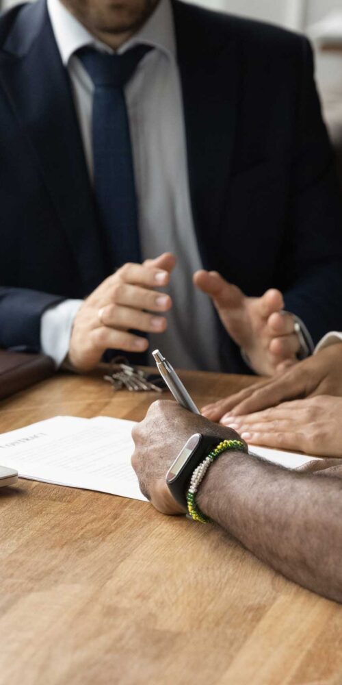 Real Estate Closing - Signing Paper