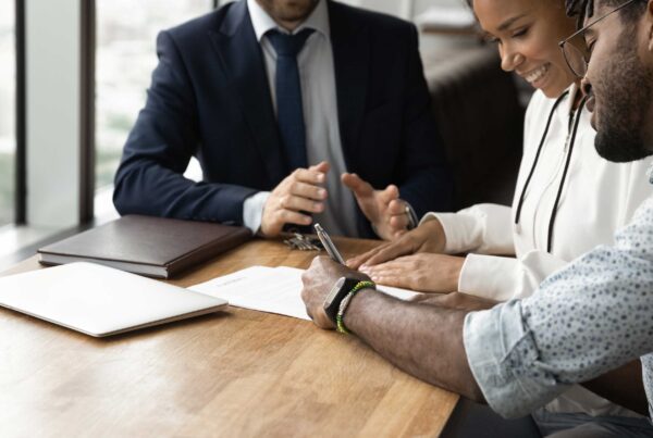 Real Estate Closing - Signing Paper